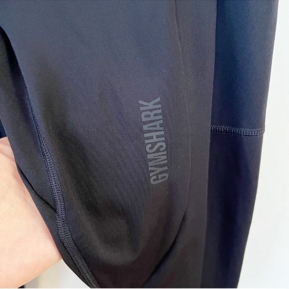 Gymshark Black Adjustable Waist Clasp Athletic Compression Leggings Size XS - Picture 10 of 10